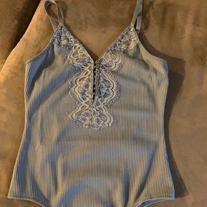 Forever 21 Blue Bodysuit